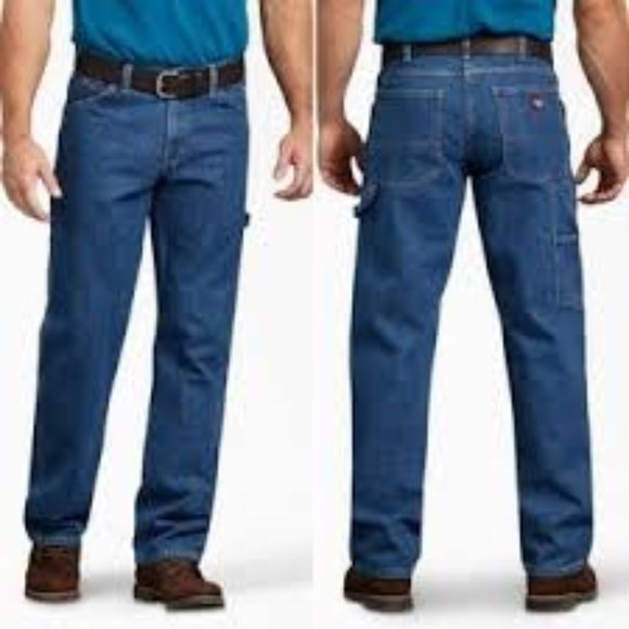 Dickies Relaxed Fit Carpenter Denim Jeans Size 36X32